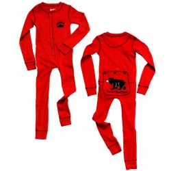 Lazyone - Children's Bear bum onesie pyjamas