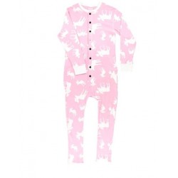 Lazyone - Pyjama une pièce Pink classic moose adulte