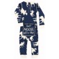 Lazyone - Pyjama une pièce Blue classic moose bébé et nourrisson