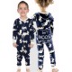 Lazyone - Pyjama une pièce Blue classic Moose enfant