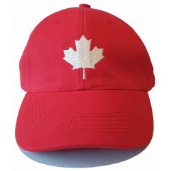 Casquette avec logo feuille d'érable