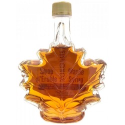 Golden Maple Syrup - Maple Leaf Glass Jar 250 ml