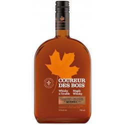 Liqueur de whisky canadien au sirop d'érable Coureur des bois 750 ml - 31,7°