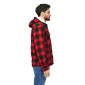 Lumber jacket hooded uomo