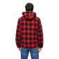 Lumber jacket hooded uomo