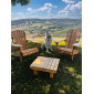 Silla con reposabrazos Adirondack Muskoka
