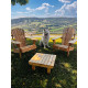 Mini table basse de jardin Adirondack Muskoka