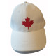Casquette avec logo feuille d'érable