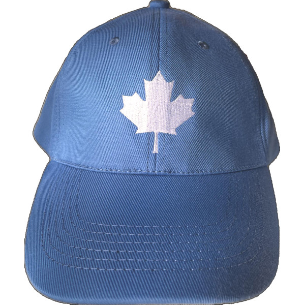 Gorra con logo de hoja de arce