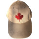 Cap with maple leaf logo