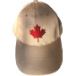 Cap with maple leaf logo