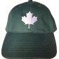 Cap with maple leaf logo