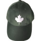 Cap with maple leaf logo