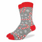 Chaussettes homme coton Taille unique Candy canes