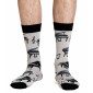 Chaussettes homme coton Taille unique Pianos