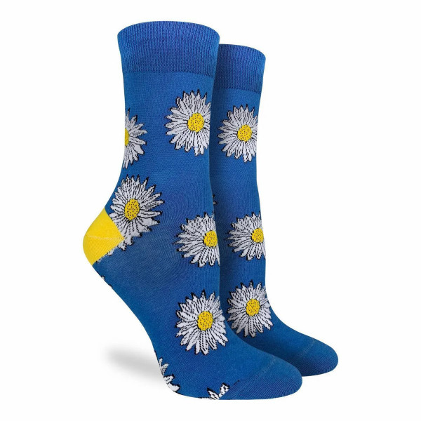 Chaussettes femme coton Taille unique Daisy Flowers