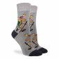 Chaussettes femme coton Taille unique Hiking Moose