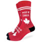 Chaussettes homme coton Taille unique Made in Canada