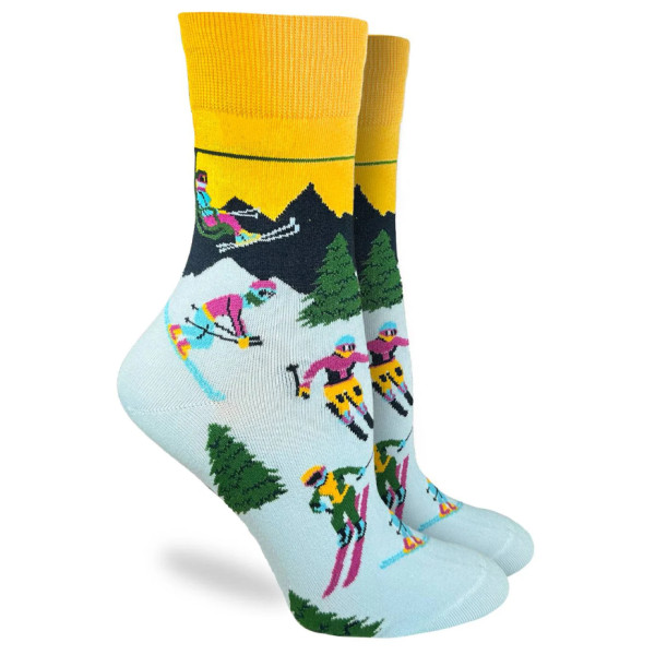 Chaussettes femme coton Taille unique Skiing