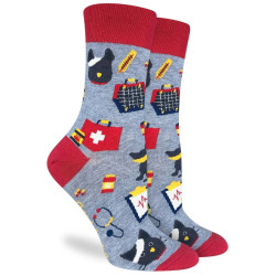 Chaussettes femme coton Taille unique Veterinarian