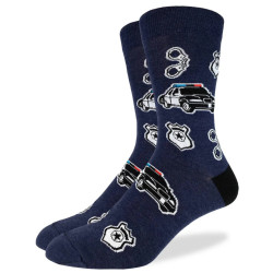 Chaussettes homme coton Taille unique Police