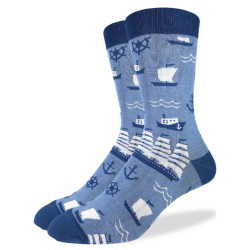Chaussettes homme coton Taille unique Sailing Ships
