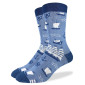 Chaussettes homme coton Taille unique Sailing Ships